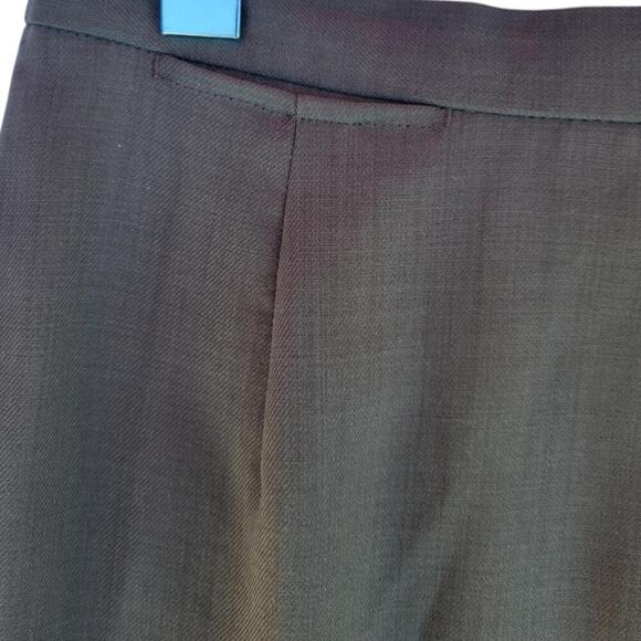 Banana Republic Wool Pencil Skirt Women’s Military Back Slit Workwear size 12 - Picture 7 of 9
